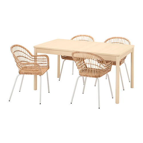 RÖNNINGE/NILSOVE table and 4 chairs