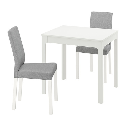 EKEDALEN/KÄTTIL, table and 2 chairs