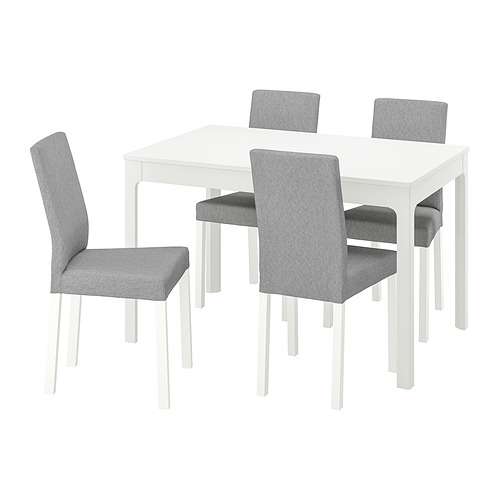 EKEDALEN/KÄTTIL, borð og fjórir stólar