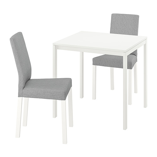 MELLTORP/KÄTTIL, borð og tveir stólar
