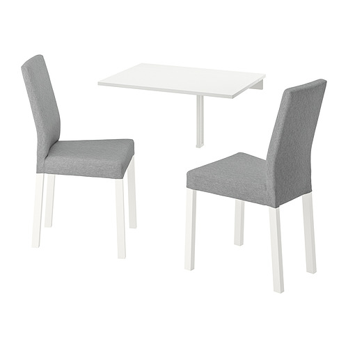 NORBERG/KÄTTIL, table and 2 chairs