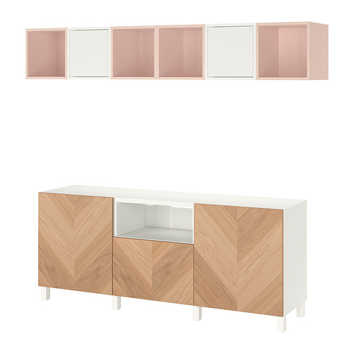BESTÅ/EKET, cabinet combination for TV