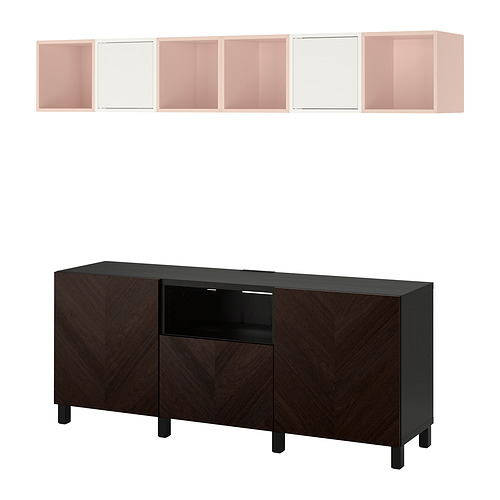 BESTÅ/EKET, cabinet combination for TV