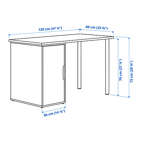 LAGKAPTEN/ALEX desk