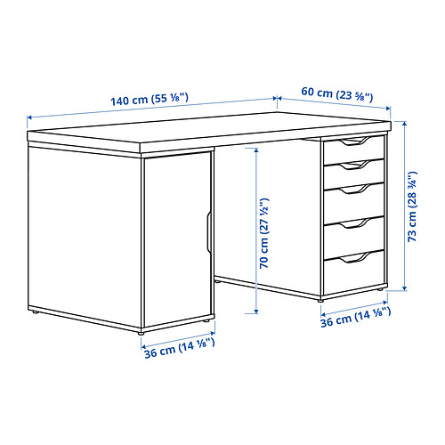 LAGKAPTEN/ALEX desk