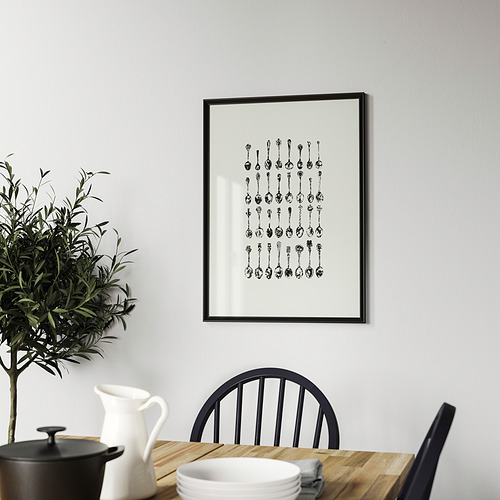 KNOPPÄNG, frame with poster