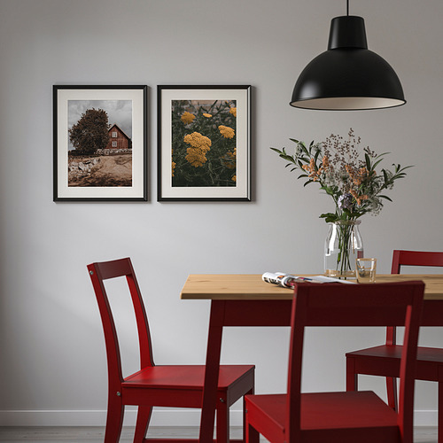 KNOPPÄNG, frame with poster