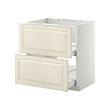 METOD/MAXIMERA base cab f sink+2 fronts/2 drawers