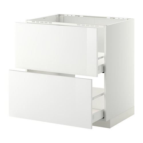 METOD/MAXIMERA base cab f sink+2 fronts/2 drawers