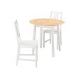 PINNTORP table and 2 chairs