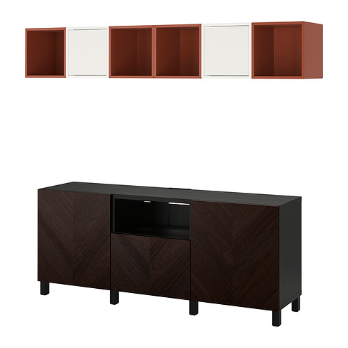 BESTÅ/EKET, cabinet combination for TV