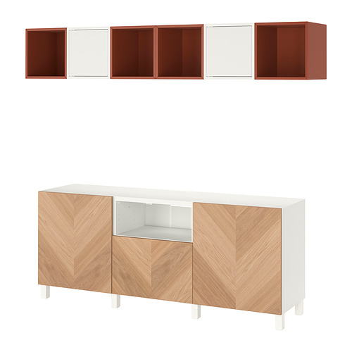 BESTÅ/EKET, cabinet combination for TV