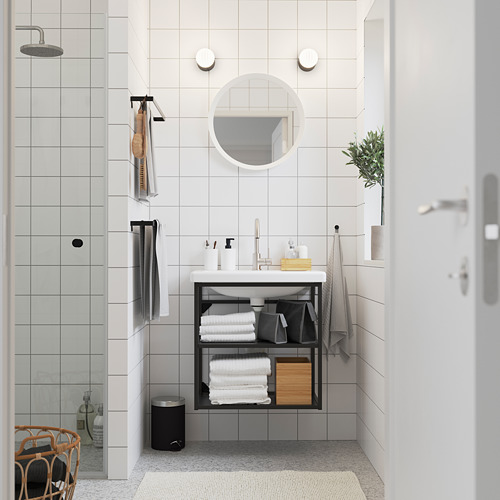 ENHET/TVÄLLEN, vaskastandur með tveimur hillum