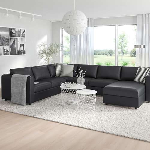 VIMLE, corner sofa, 5-seat