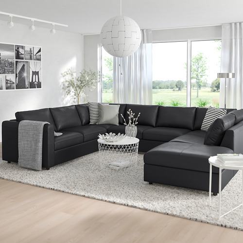 VIMLE, u-shaped sofa, 6 seat