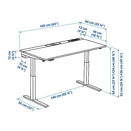 MITTZON desk sit/stand
