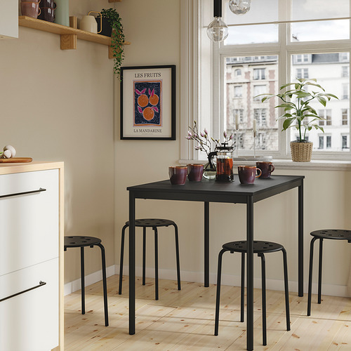 SANDSBERG/MARIUS, table and 4 stools