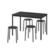 SANDSBERG/MARIUS table and 4 stools