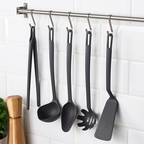 FULLÄNDAD, 5-piece kitchen utensil set