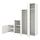 PLATSA, wardrobe w 6 doors