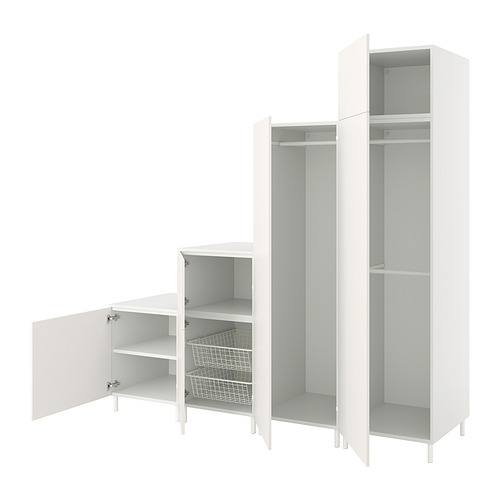 PLATSA wardrobe w 6 doors