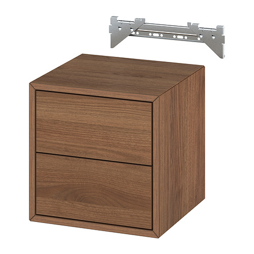 EKET, wall cabinet with 2 drawers