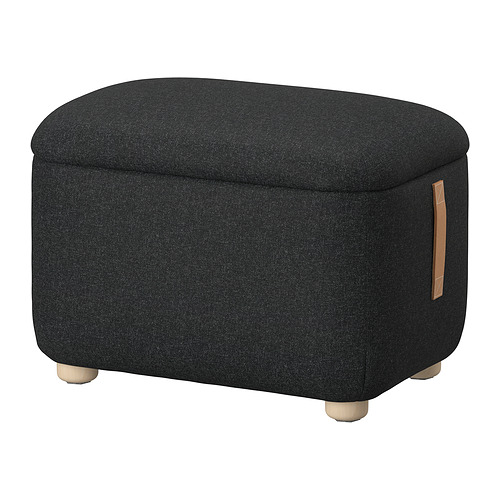 OSKARSHAMN, footstool with storage