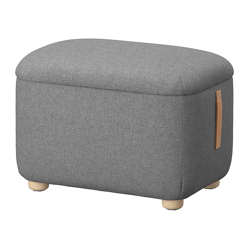 OSKARSHAMN, footstool with storage