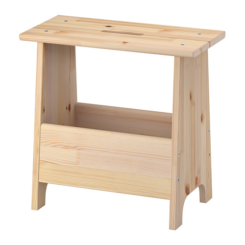 PERJOHAN, stool with storage