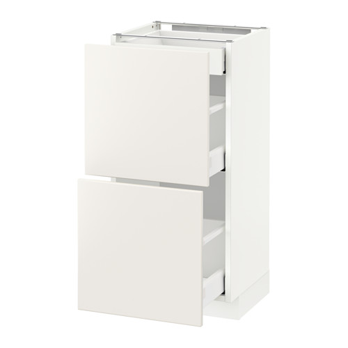 METOD/MAXIMERA base cab with 2 fronts/3 drawers