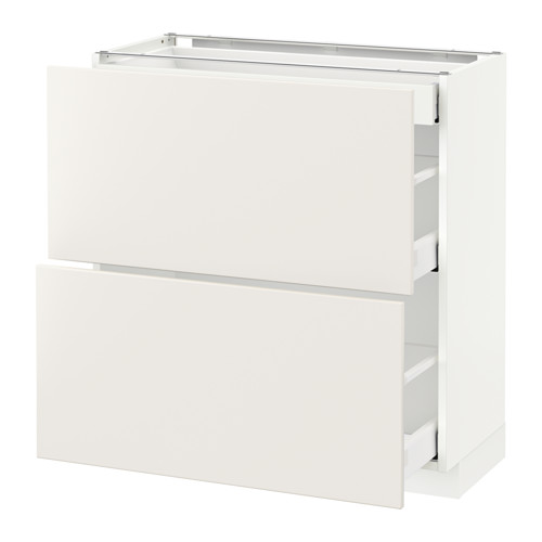 METOD/MAXIMERA base cab with 2 fronts/3 drawers