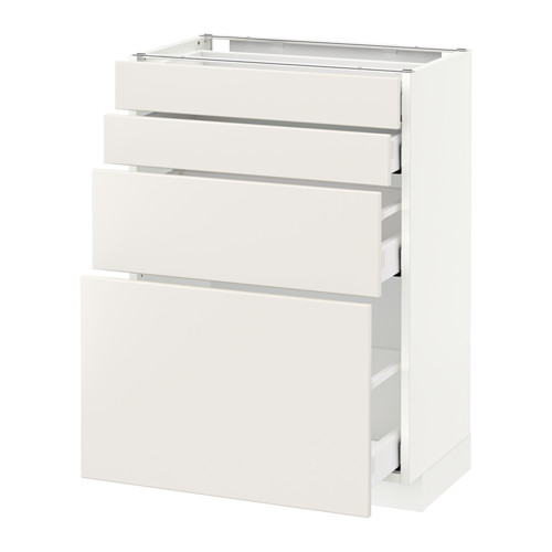 METOD base cab 4 frnts/4 drawers