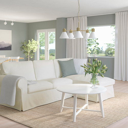 EKTORP, 3-seat sofa with chaise longue