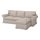 EKTORP, 3-seat sofa with chaise longue