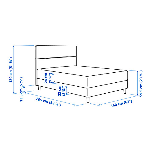 HEMFJÄLLET divan bed