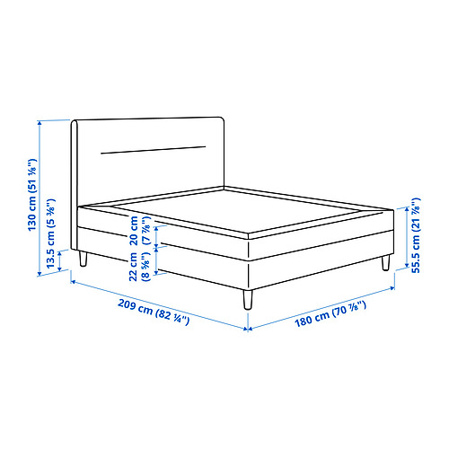 HEMFJÄLLET divan bed