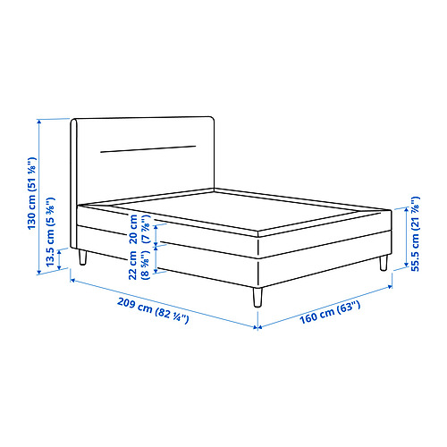 HEMFJÄLLET divan bed
