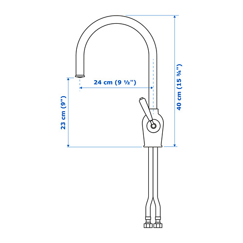 INSJÖN kitchen mixer tap