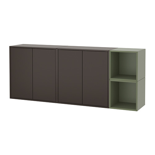 EKET, wall-mounted cabinet combination