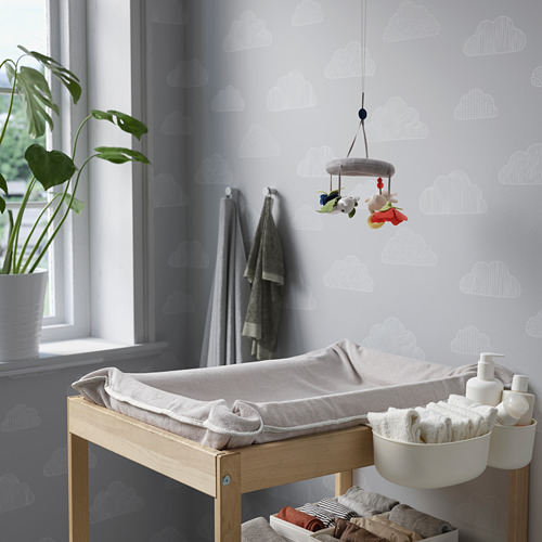SKÖTSAM, babycare mat with cover
