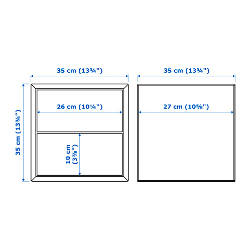 EKET cabinet with 2 drawers