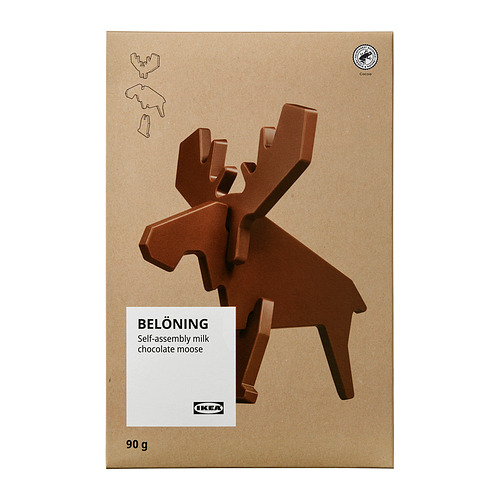 BELÖNING, milk chocolate moose