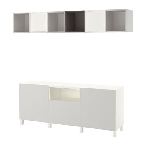 BESTÅ/EKET, cabinet combination for TV