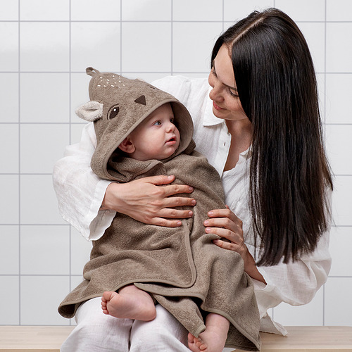 TROLLDOM, baby towel with hood