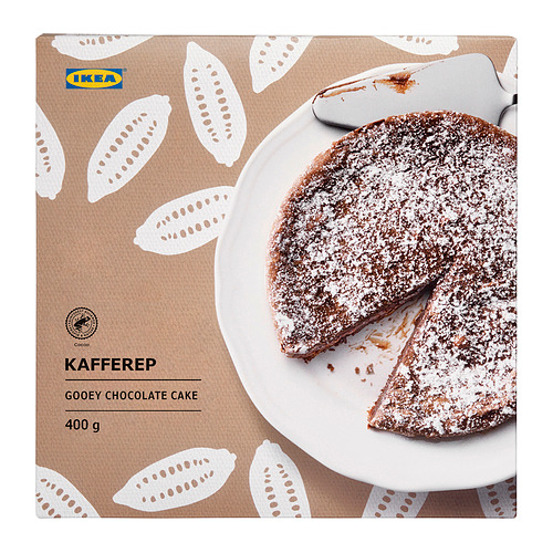 KAFFEREP, gooey chocolate cake