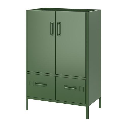 IDÅSEN, cabinet with doors and drawers