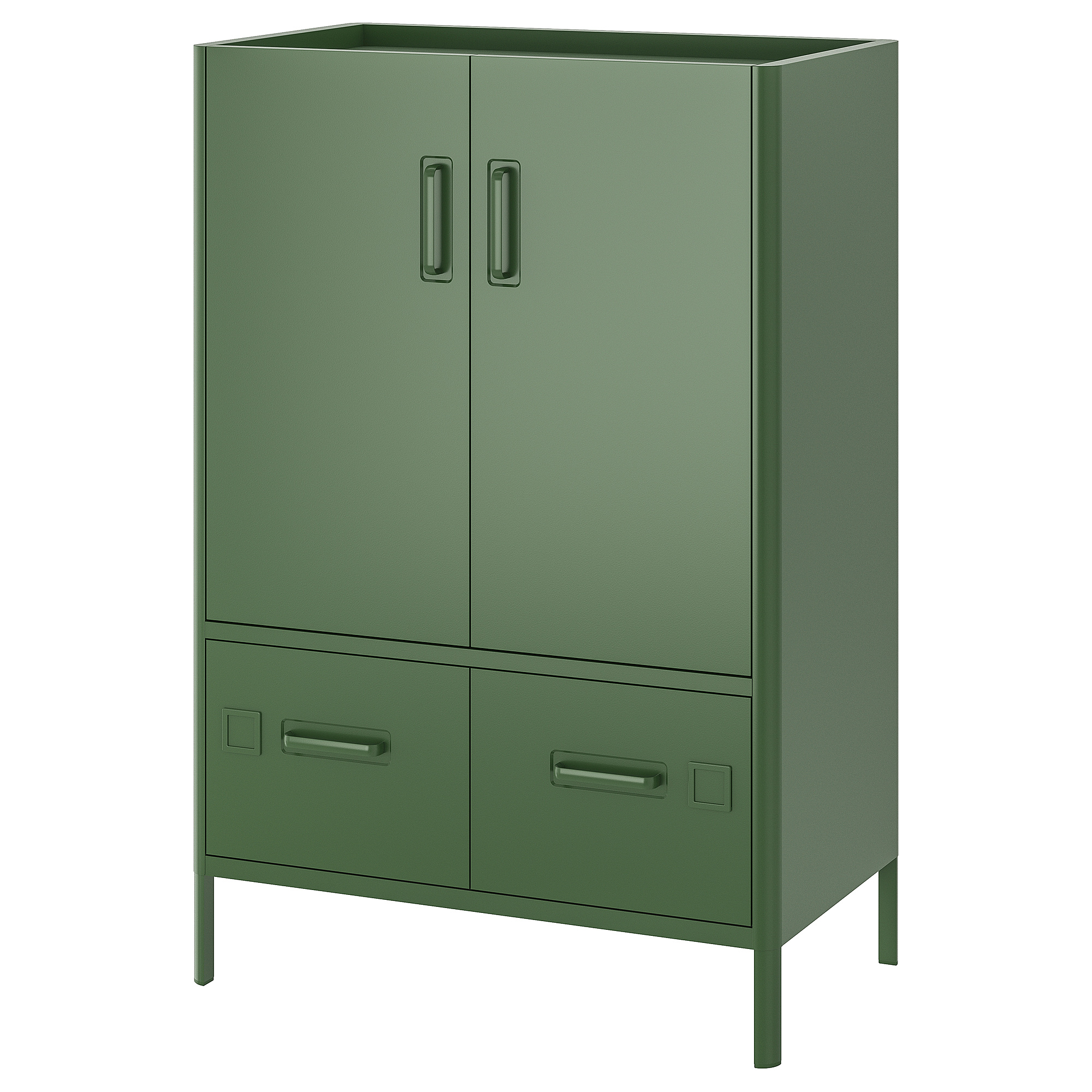 *sora iro*　IKEA　イドーセン SEGERÖN table and 4 armchairs, outdoor dark green/Frösön