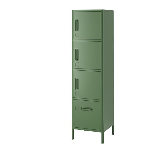 IDÅSEN, high cabinet with drawer and doors