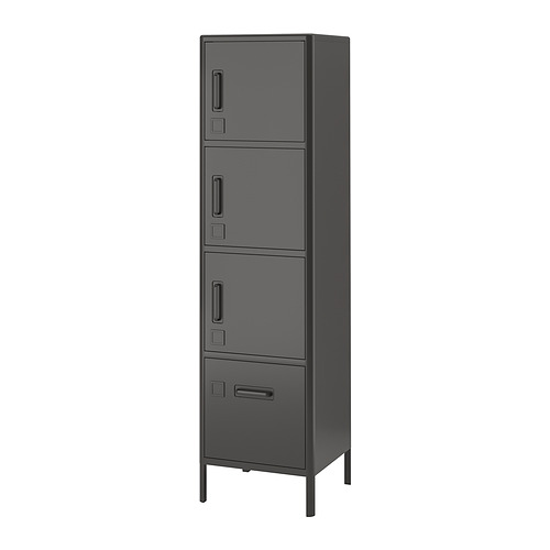 IDÅSEN, high cabinet with drawer and doors