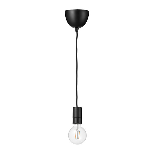 SUNNEBY/LUNNOM pendant lamp with light bulb